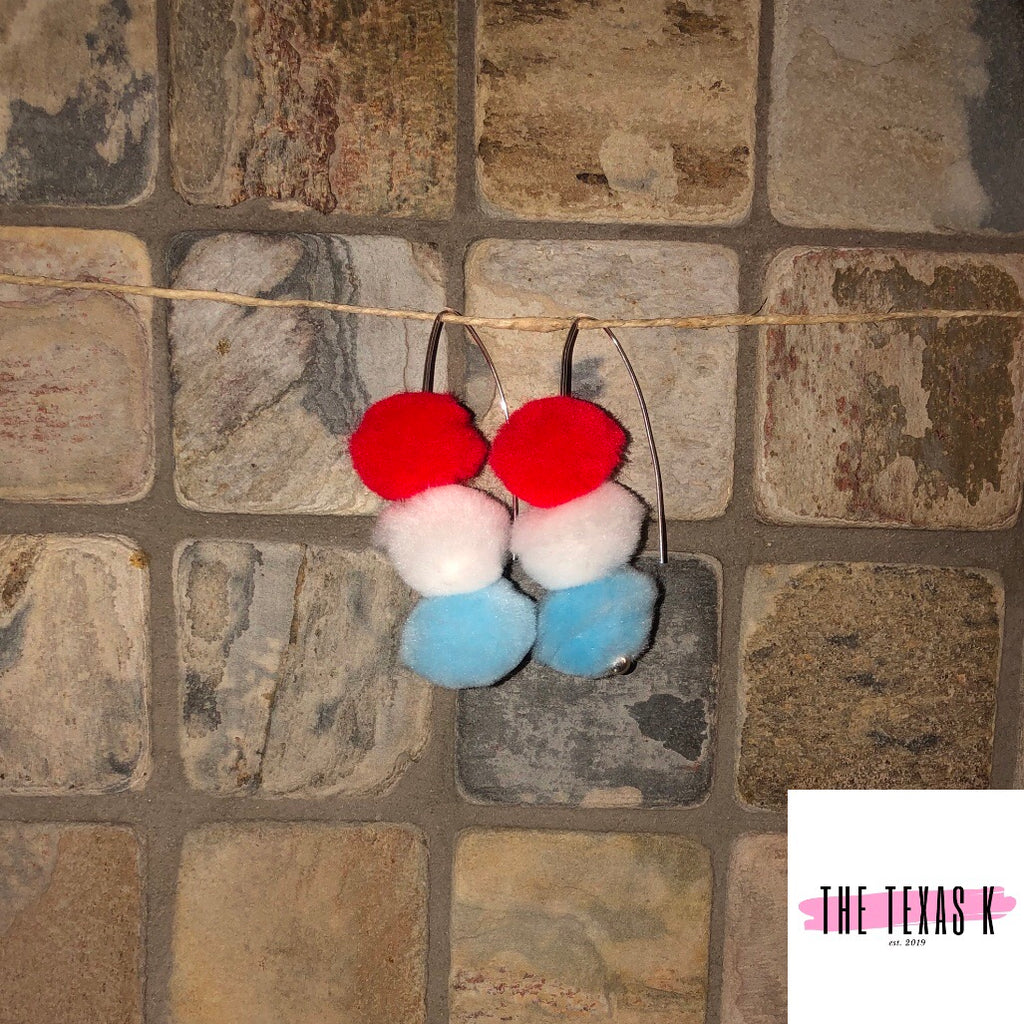 Bombpop Pom Pom Earrings