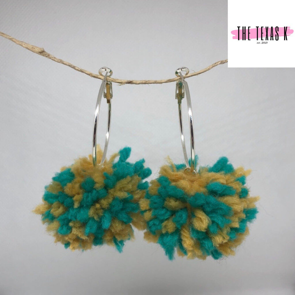 Turquoise & Tequila Bad Gal Hoops