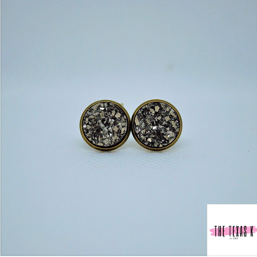 Nacogdoches Druzy Studs